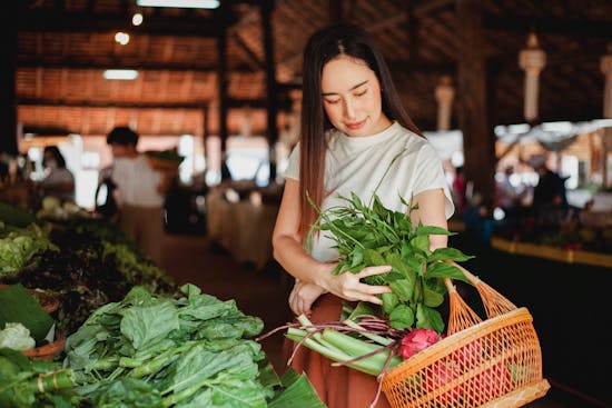 Getting fresh produce from a local market is a great way to enhance nutrition!