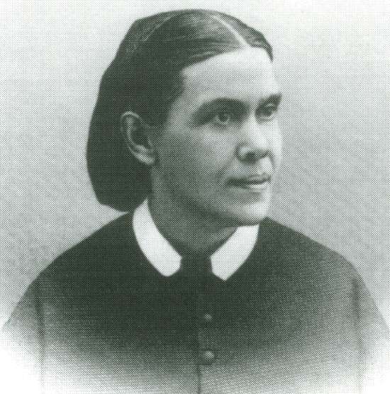 A portrait of Ellen White.